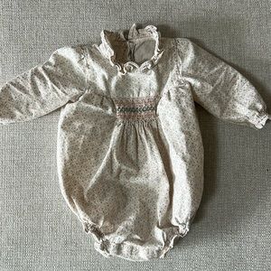 Smocked onsie